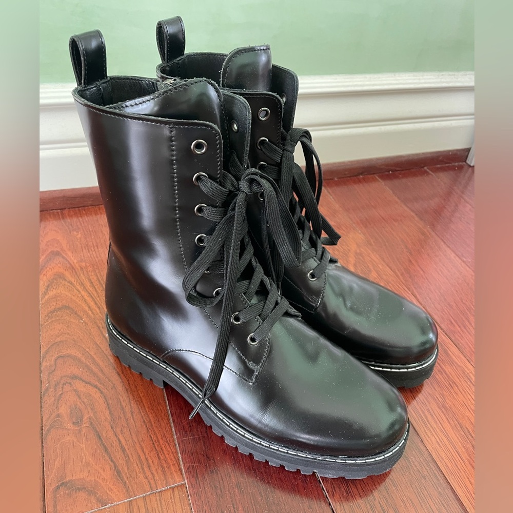 Thursday Combat Black Boot Size 7.5